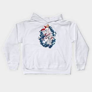 BASEBALL MASCOT Kids Hoodie